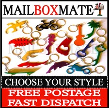 Bottle Opener Novelty Keyrings Lots of Styles - Small Light Weight Metal 