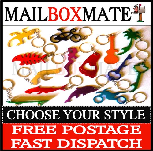 Bottle opener novelty keyrings - bottle,