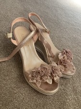 Rose Gold Wedge Shoes Size