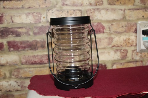 Ikea ripple glass lantern - lantern, jar