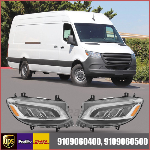Pair led headlights for - pair,