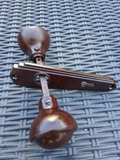 Superb Pair of Art Deco  Bakelite Door Knobs  Backplate Bar & Screws.