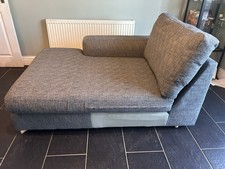 NEXT Blue Chaise Sofa (Right