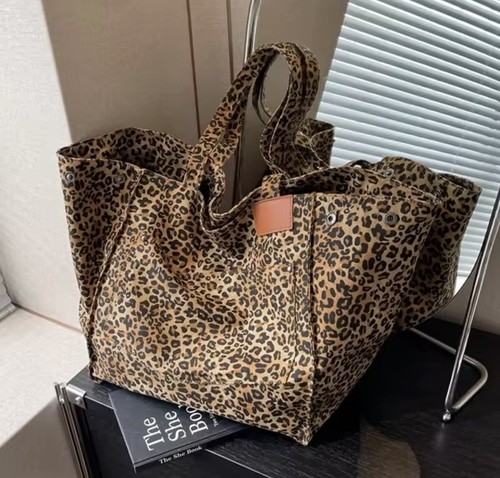 Leopard print women handbag - print, women's