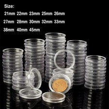 100pcs coin cases capsules - coin,