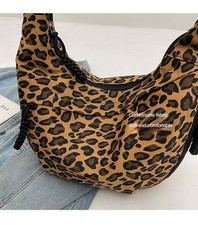 Classic Tan Leopard Print Hobo