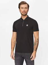 EA7 Mens Black Black Logo
