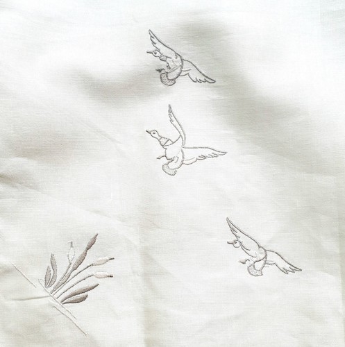 Linen tablecloth with - tablecloth,