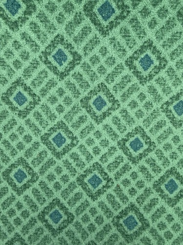 Flotex carpet remnant - , green