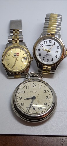 Bulls eye pocket watch - bulls,