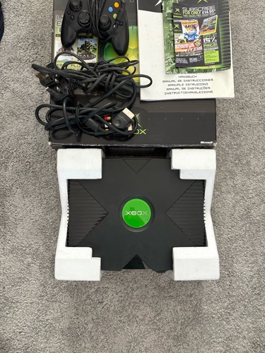 Original xbox console - original, boxed