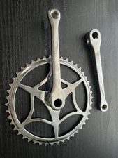 Raleigh Cottered Crankset Chrome 46t Chopper Sprite 5 Speed 60s 70s **RARE**