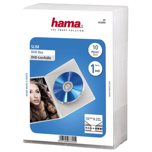 Hama slim dvd - dvd, pack