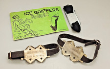 Pair Vintage Gresshoppa Shoe Ice Grippers Made in Norway + Single in Wrapper 