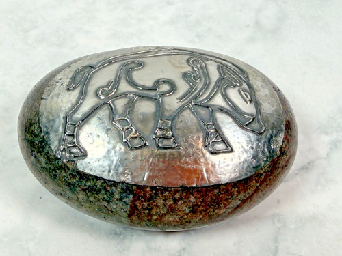Vintage stone wild boar - wild,