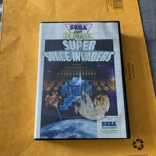 Super Space Invaders (Master System Game) - retro - boxed