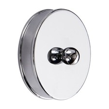 Cheshire chrome ends mopstick - chrome,