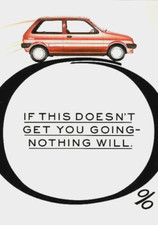 Austin & MG Metro 0% Finance Offer Early 1988 UK Market Foldout Sales Brochure