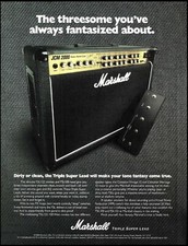 Marshall Triple Super Lead TSL JCM 2000 Guitar Amp advertisement 1998 ad print