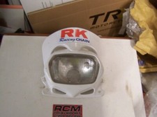 GENUINE GAS GAS HEBO BLUE  HEADLIGHT WITH LIGHT BULB HOLDER MISSING