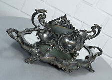 magnificent pewter centerpiece