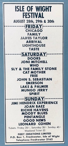 Isle wight festival - festival, 1970