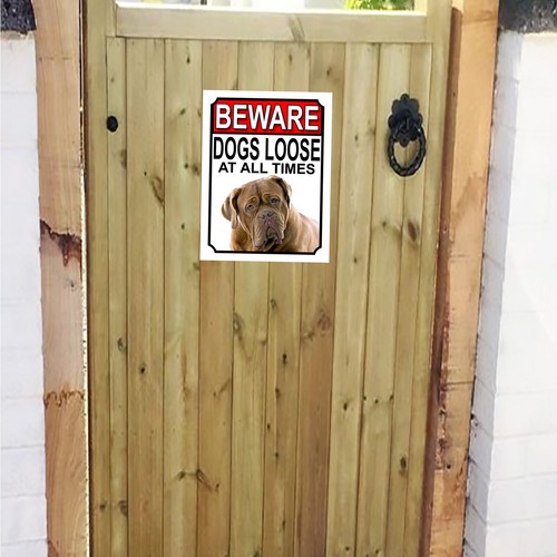 Beware dogs loose bullmastiff - beware,