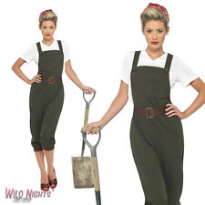 Ladies 1940s Pin Up Land Girl