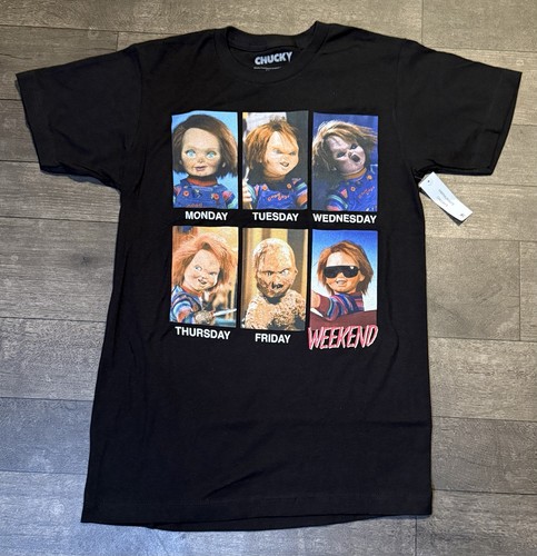 Chucky black graphic - chucky, t-shirt