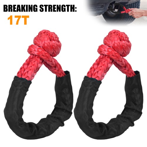 Soft shackle tow winch rope - soft,