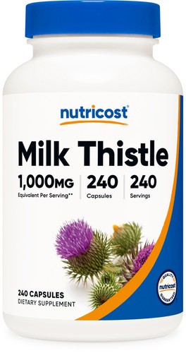 Nutricost milk thistle - milk, 250mg