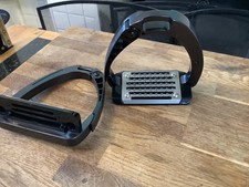 Acavallo Arena AluPro Safety Stirrup - Charcoal adult