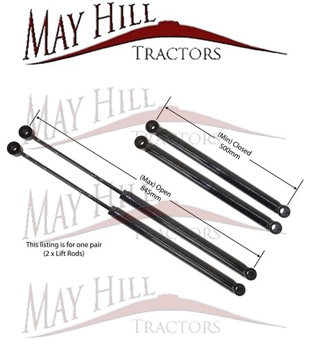 Pick hitch lift - up, rods