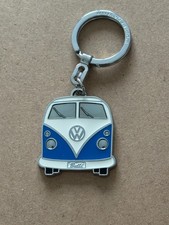 Volkswagen Hippie Bus T1 Camper Van Key Ring Chain in Embossed Gift Tin