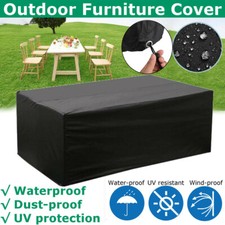 Heavy Duty Waterproof Garden Patio Furniture Cover Rattan Table Cube Set Outdoor