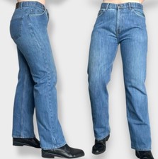 M&S Blue Harbour waist 32” mens mid blue water repellent denim straight jeans