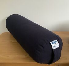 Calming Breath Yoga Bolster Organic Cotton Buckwheat Filled Cushion Meditation