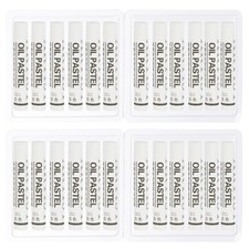 24 Pcs 8x8 Inch White Oil