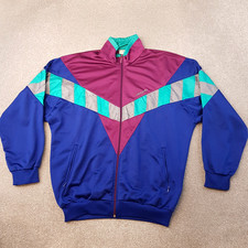 Vintage Adidas Mens Track Jacket XL F186 Blue Firebird Originals Beckenbauer SST