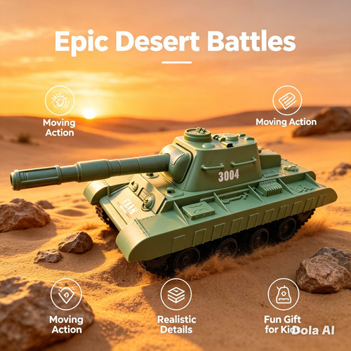Tank military army - rc, 1:30