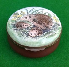 CRUMMLES HEDGEHOGS TRINKET BOX.