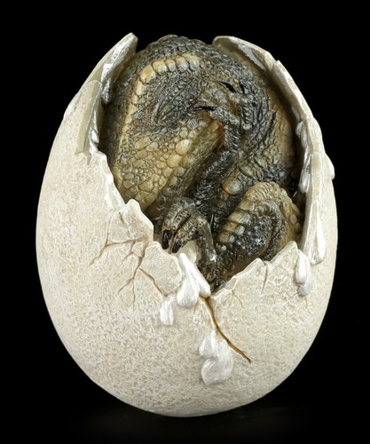 Dinosaur figure hatching - dinosaur, from