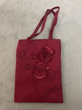 Rocha John Rocha bag Red Handbag Dress Silk Evening Designer