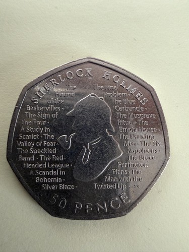 Sherlock holmes 50p fifty - sherlock,