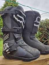 Fox Racing Men's Comp Motocross Boots EU44, VGC Worn 3 Times