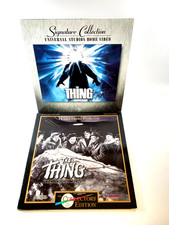 The Thing 1982 RARE Signature Collection Laserdisc Original & Remake Bundle Film