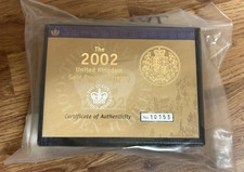 2002 Gold Proof Sovereign Still Sealed from The Royal Mint.