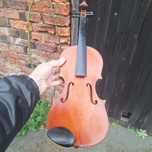 Violin and case art project - /,