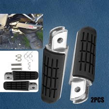 1 Pair Universal Motorcycle Pegs Motorbike Foot Pegs Pedals Front Footrest Foot