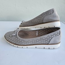Soleflex Ladies Grey Flat